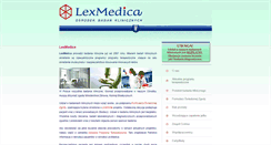 Desktop Screenshot of lexmedica.eu